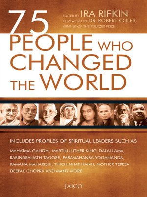 cover image of 75 People Who Changed the World
